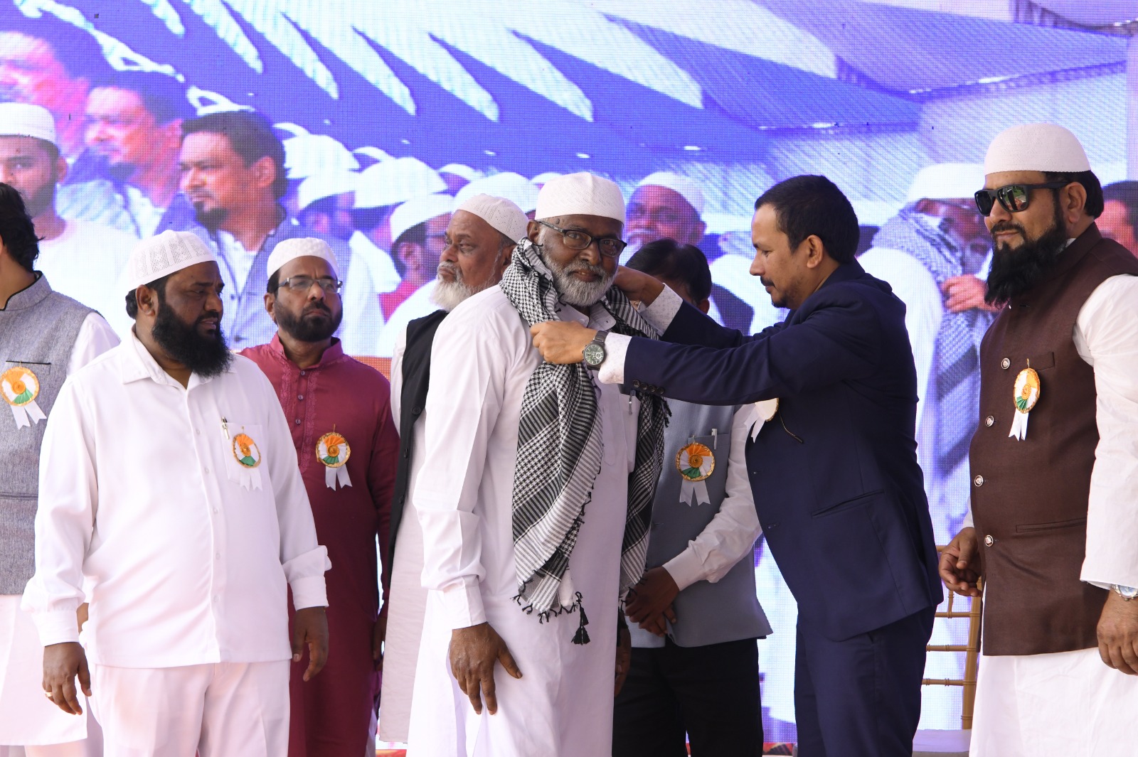 Istiqbal by Dignitaries and CEO All India Hajj Committee